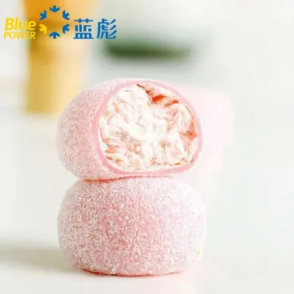 Customized Japanese Style Sweet Mochi Tapioca Cake with Strawberry Fillings