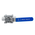 Weld Hygienic Ferrule End 3pc manual de bola válvula