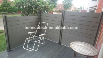 Landscaping wood plastic composite fencing