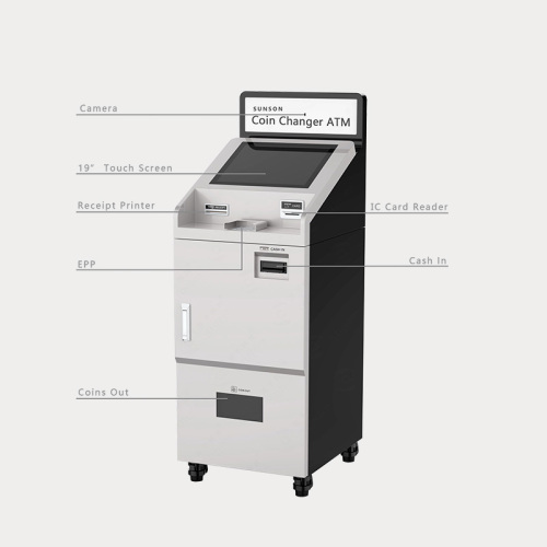 Bulk Cash and Coin Dispenser Automated Teller Machine