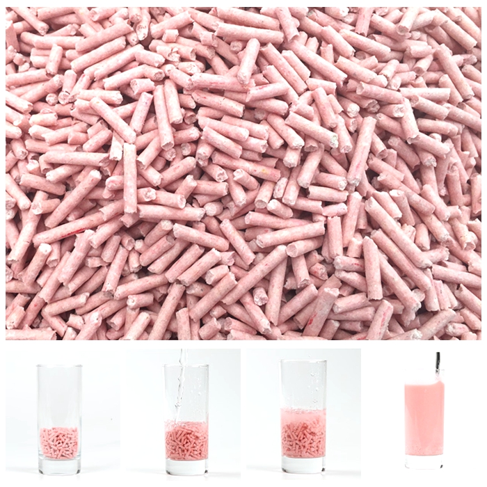 Premium Peach Tofu Cat Litter for Fresh Home