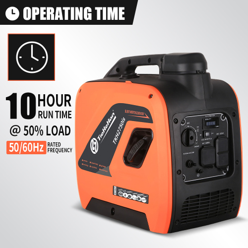 Generador inversor eficiente de 4 tiempos, 2000 W, para uso en exteriores