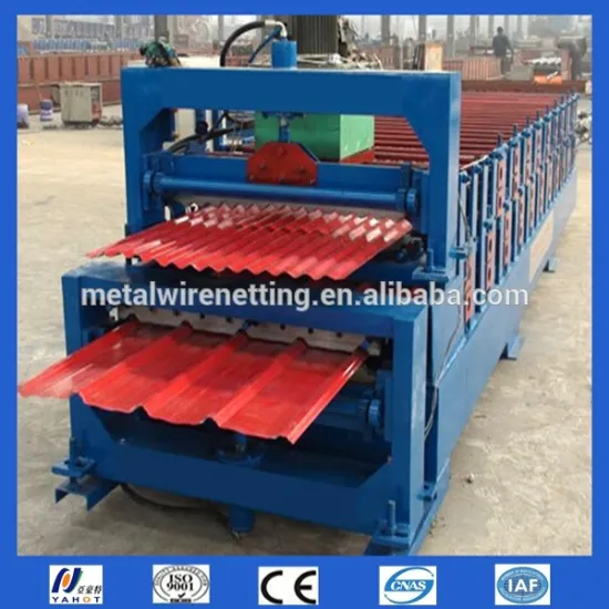 Glazed Tile And Wave Double Metal Sheet Rolling Forming Machine