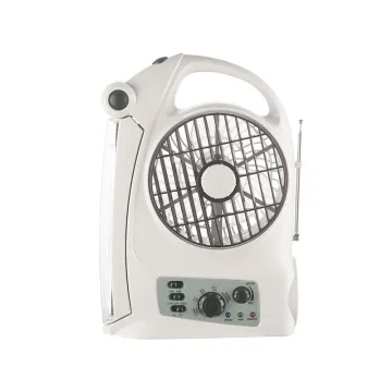 Mini Rechargeable Fan with Radio: Portable Air Cooler