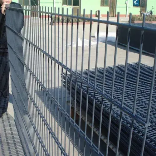 2D Square Column Double Wire Mesh Fence