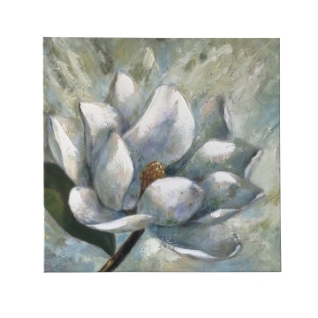 High quality canvas wall art flower textured finish