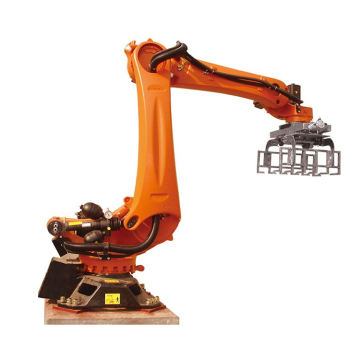 Linea di imballaggio automatizzato: palletizzatore robotico e stacker di pallet cobot