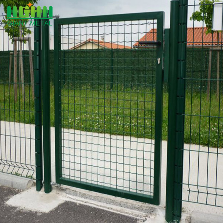 PVC Coated/Galvanized Welded Single Gate Fence