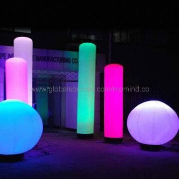 Inflatable Festival Lamp Post, Made of Oxford Fabric