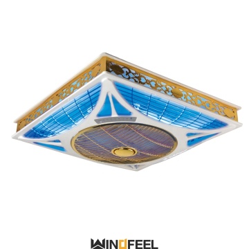 Golden 14 Inch False ABS Ceiling Box Fan with LED