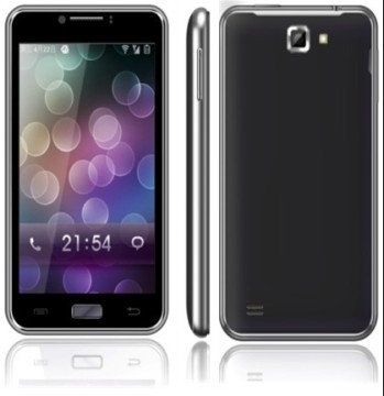 Android 4.0.3, 3G (WCDMA) +GSM, Mtk6577 1.2GHz, Dual Core, 5.0inch WVGA IPS LCD, Capacitive Multi Touch Screen, WiFi, GPS, G-Sensor N8000 (I9220 5.0inch)