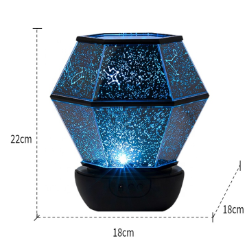 Smart star projector multicolor 3d night light projector star led night light as christmas gift box led
