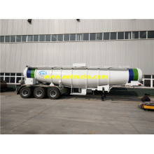 19000L 98% Sulfuric Acid Usafirishaji wa nusu-trailers