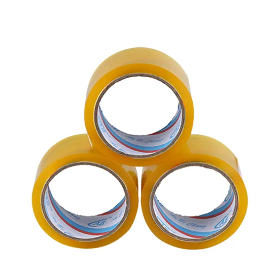 yellow clear packaging tape