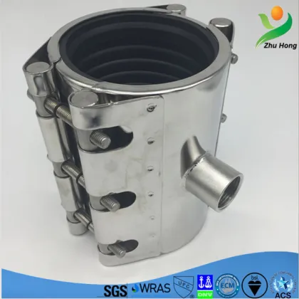 RCDT plumbing pipeline repair 304 Stainless Steel Pipeline Tee Clamp pipe tee