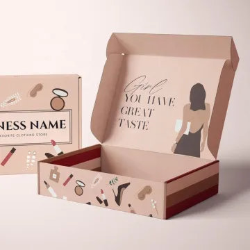 Custom Corrugated Packaging: Logo Accessories Box Folding for Clothing & Gift Boxes