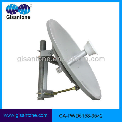 5.8G mimo solid parabolic dish antenna with 35dbi high gain