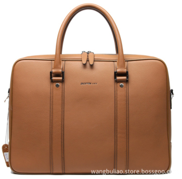 High Quality Fashion Man Genuine Leather Briefcases