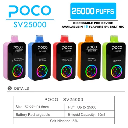 Poco vape Disposable Poco SV 25k Price