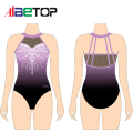 Sublimação personalizada Spandex por atacado de ginástica collants