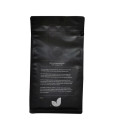 Professionele rits plastic platte bodem koffie thee aangepaste logo afdrukken tas: