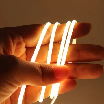 COB LED Strip Tape Light - High CRI 90, 3000K/4000K/6000K CCT, 4mm/5mm/8mm/10mm Width, 320/480/528/608 LEDs, 24V/12V