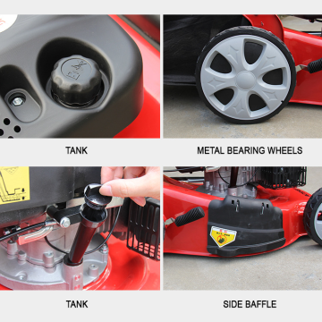 Cortacésped manual a gasolina para jardín