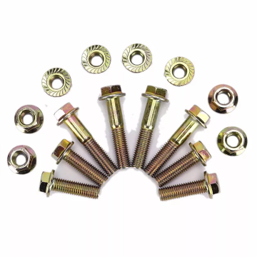 China Direct Sales: High-Quality DIN6921 Grade 10.9 Stainless Steel Titanium Flange Hex Bolts