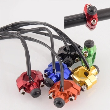 CNC Universal Stop Start Kill Switch Button with Rotating Bar Clamp for KTM, Honda, Yamaha, YZF, WRF, CRF, EXC, XCF 125 250