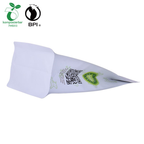 Biodegradable Flat Bottom Compostable Food Grade Coffee Bags