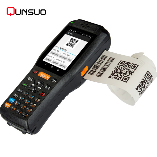 4inch pda android device with printer