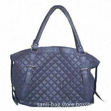Leather Tote Bag, Made of Crocodile PU Leather Material, Available in Various Colors