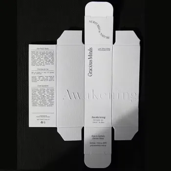 Embossed Cosmetic Paper Box for Skincare Packaging