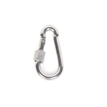 Mountaineering spring hook safety buckle Gourd-shaped stainless steel spring buckle Factory