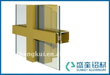 Aluminios Curtain Wall Aluminium extrusion Aluminum Fasa Profiles