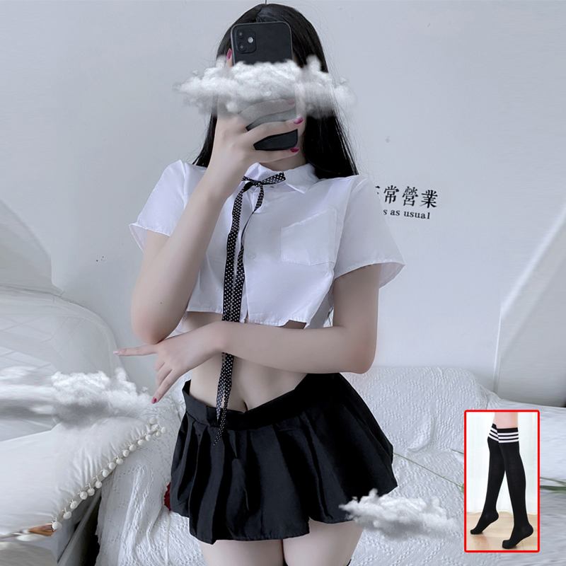 OEM Naughty Flirty Schoolgirl Roleplay Lingerie Set