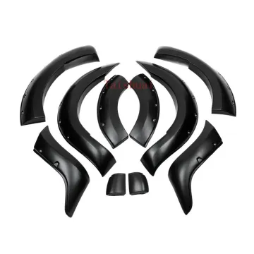 Taishuai Auto Accessories ABS Plastic Black Wheel Arch Fender Flares for 2016 Everest Body Kits