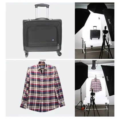 Menik Durable Photo Shooting Studio Table for Still Life with Soft Reflector