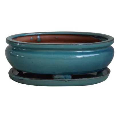 Reasonable price New Style Plant Ceramic Country Garden Pots 6 8 10 12 Inch Bonsai Pot Nursery Production
