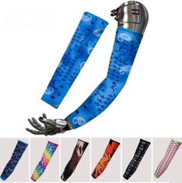 Arm Sleeves, Printed, 100% Polyester, Assorted Design with Tube Scarf as Ytq-107