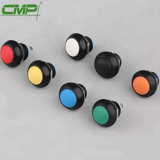 CMP 12mm waterproof automotive push button switches