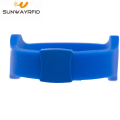 Braccialetti TK4100 UHF H3 in silicone a doppio chip RFID