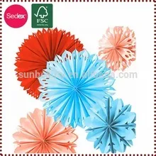 Handmade fans wedding decoration