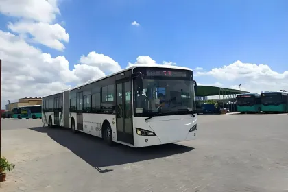Electric Vehicle Skywell 18M BRT: High - Quality Chinese Articulated Electric Bus for Efficient Urban Transit
