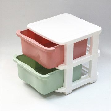 NEW type OEM plastic drawer mutil tier storage cabinet with color print transparent storage box