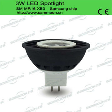 Non-pollution 3W LED Spotlight MR16 for commercial lighting