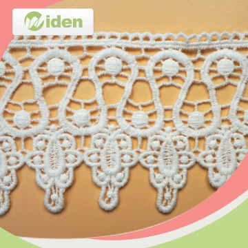 White Venise Gallon Fan Lace Trim