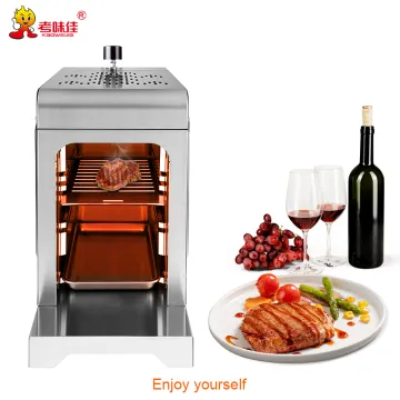 Korean Japan Hot Easy Clean Outdoor outdoor kitchen  Camping Portable Stainless Steel Steak Beef Gas Barbecue Grills