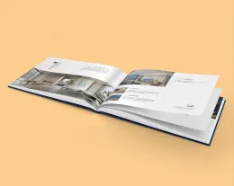 Customizable advertising brochure design