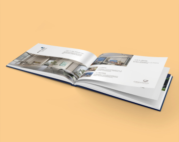 Customizable advertising brochure design